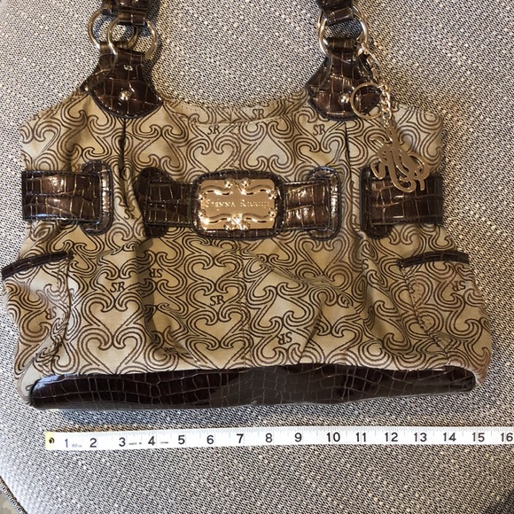 Sienna Ricchi Signature shoulder bag. Brown Purse - Picture 5 of 12